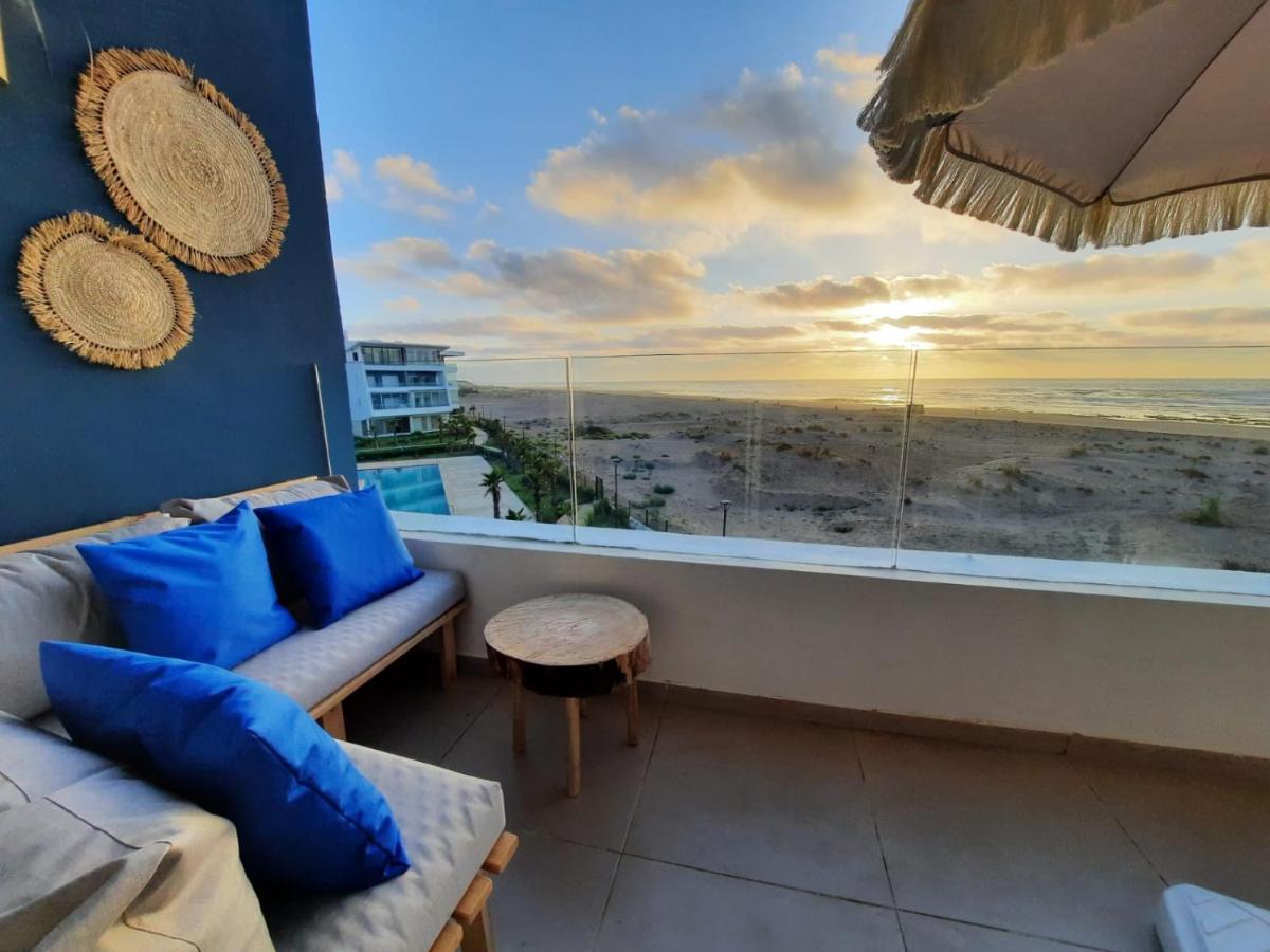 Sidi Rahal Blue View, Beachfront Wide Seaview With Pool Exterior foto
